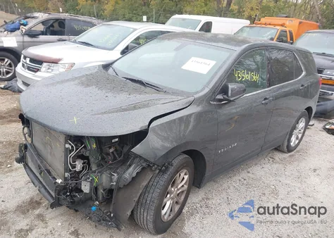 2018 Chevrolet Equinox Lt из США, поврежденный, VIN 3GNAXJEVXJS506253